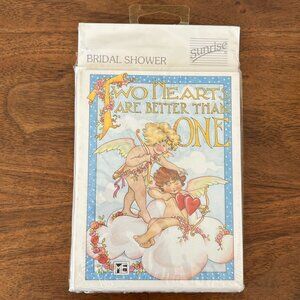Mary Engelbreit Bridal Shower Invitation Invite Card Pack "Two Hearts" Sunrise
